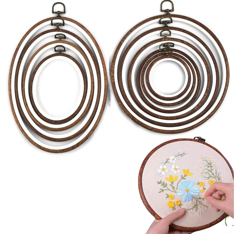 Wood Ring Blank - 10 pièces outil de couture rond