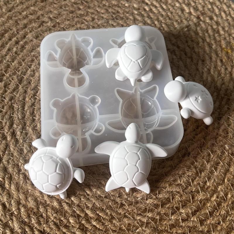 Serving Tray Mold - Moules en silicone pour quatre tortues,
