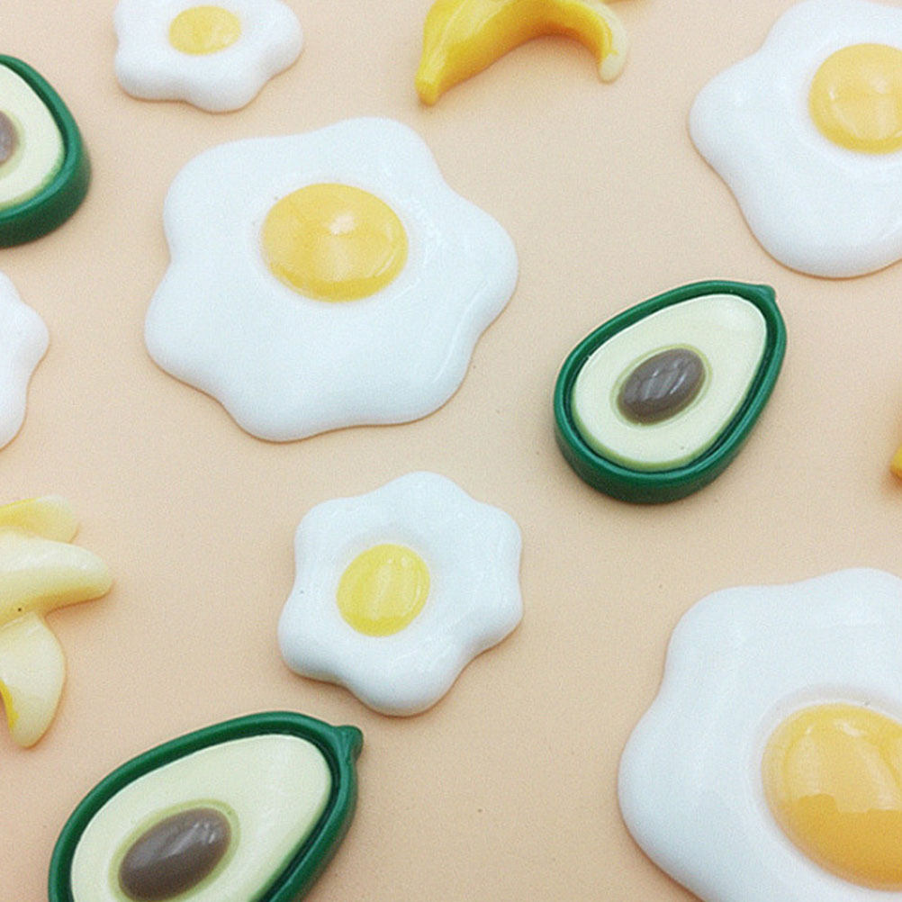 Resin Craft Material - 20 pièces d'accessoires en résine simulant