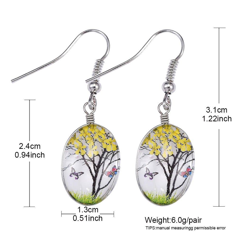 Boucles d'oreilles pendantes e - Dried Flower Bulk avis et prix
