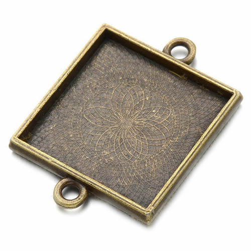 Onebeading-Cabochons carrés 25 - Bezels Set Pendant avis et prix