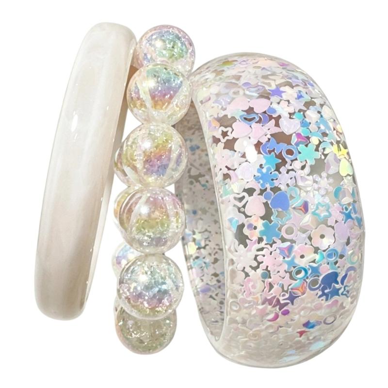 P9FE – lot 1 bracelets en rési - Resin Glitter Pack avis et prix