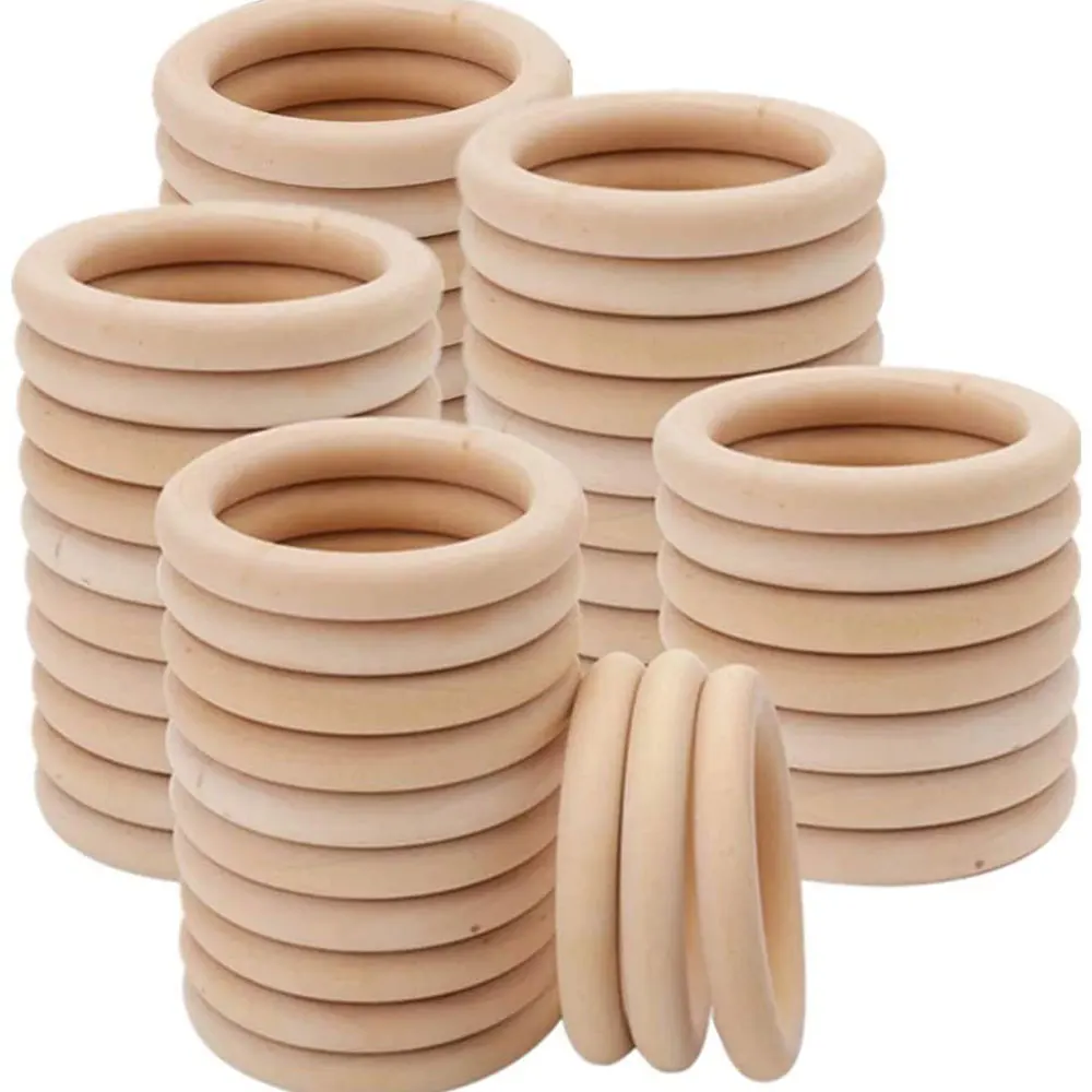 Anneaux en bois massif non fin - Wood Ring Blank avis et prix