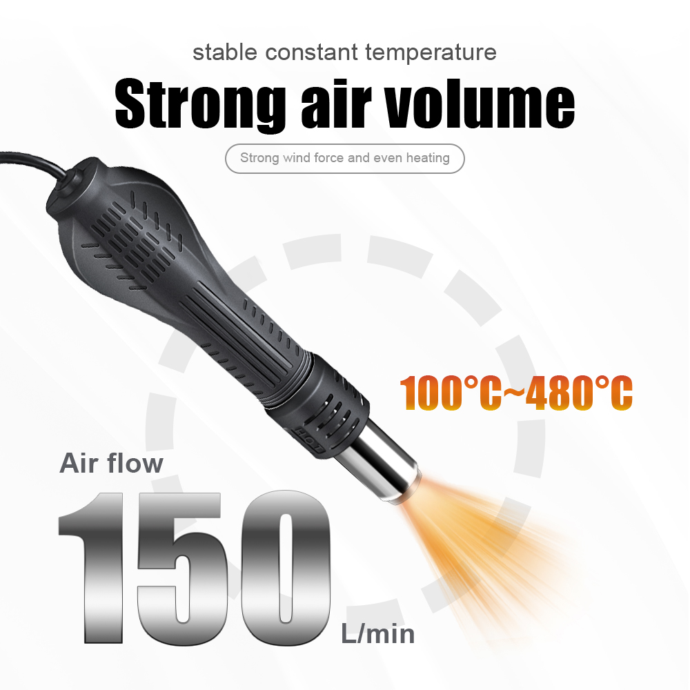 2 en 1 750W pistolet à Air cha - Heat Gun Small avis et prix