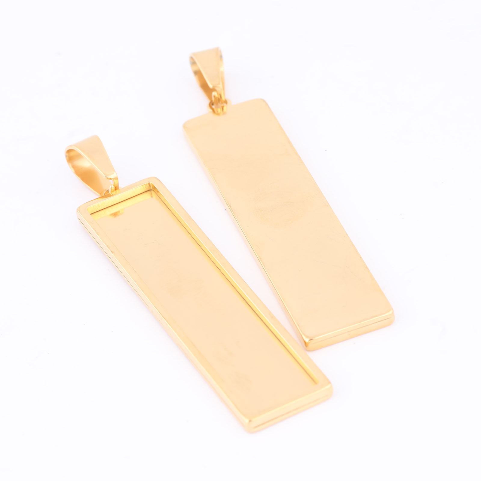 Pendentif Cabochon Rectangulai - Bezels Set Pendant avis et prix