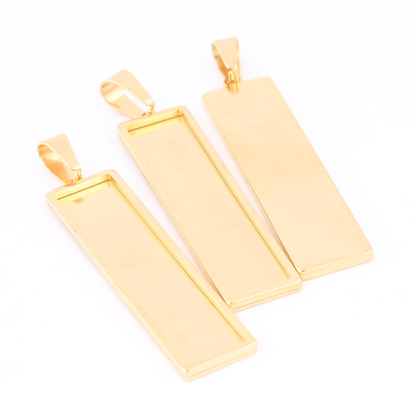 Pendentif Cabochon Rectangulai - Bezels Set Pendant avis et prix